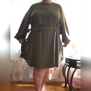 ASOS olive green dress Size 18